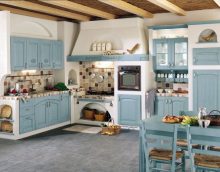 Interiér kuchyně ve stylu Provence - hlavní aspekty dekorace a dekorace