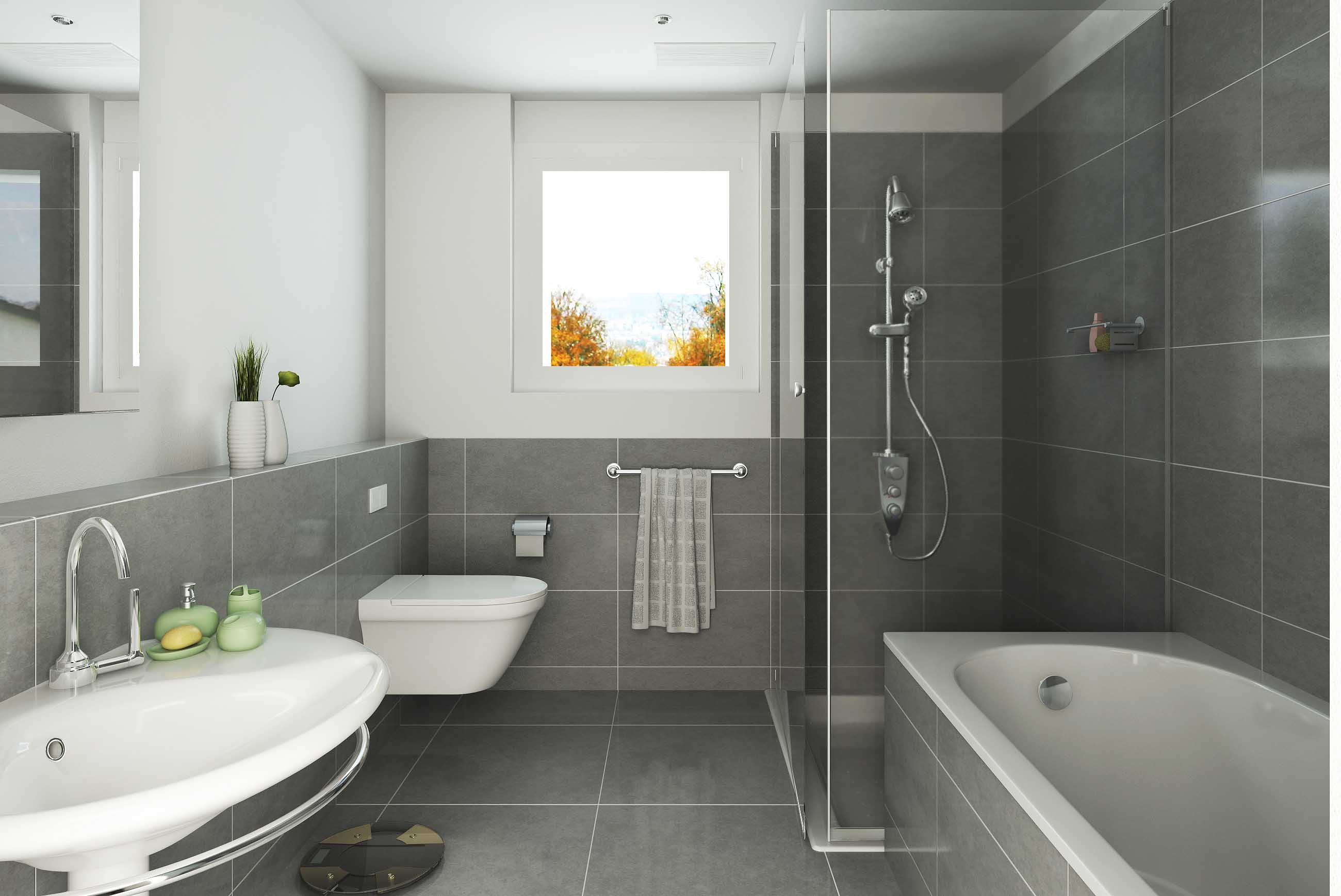 mooie stijl van de badkamer met een lichte douche