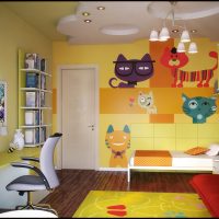 skaists istabas interjers dažādās krāsās attēls