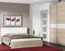 gambar bilik tidur gaya oak yang terang