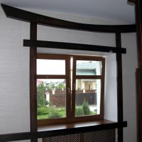 prachtige Japanse stijl woonkamer interieur foto