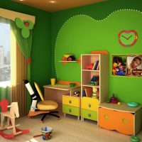 gražus gyvenamojo kambario stilius įvairių spalvų paveikslėlyje