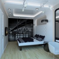 elegantní high-tech pokoj dekor fotografie