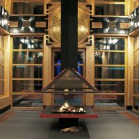 könnyű japán stílusú folyosó belső fotó