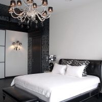skaists viesistabas dekors melnbaltā krāsā