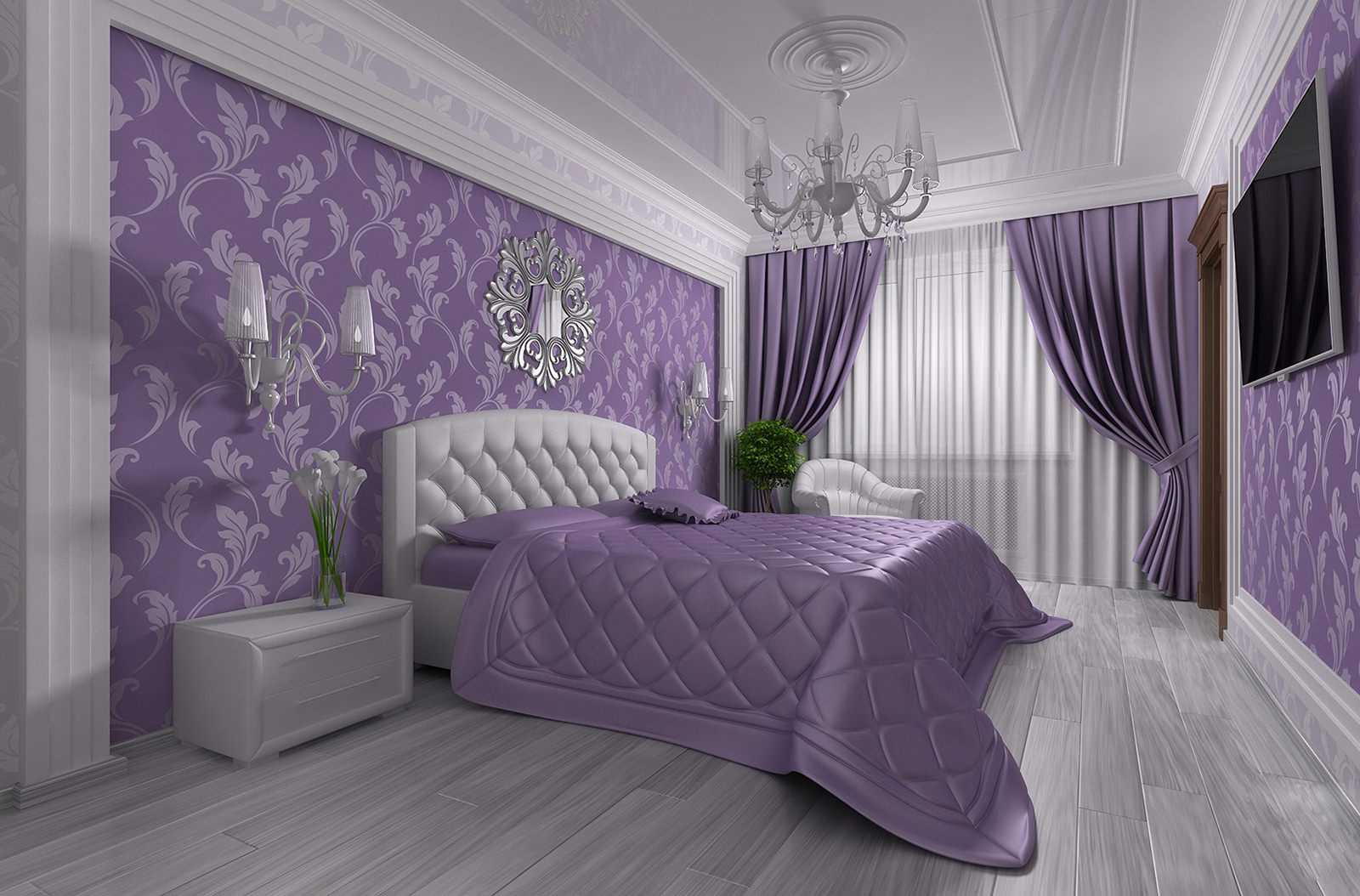 ruang dapur yang luar biasa dalam warna ungu