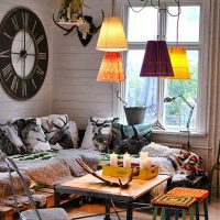 elegantní obývací pokoj designový design fotografie