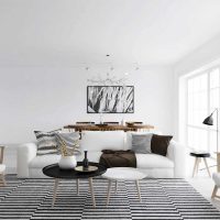 Obývací pokoj ve švédském stylu