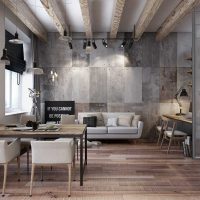 světlé styl obývací pokoj podkroví fotografie