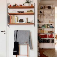 světlý švédský styl byt interiér fotografie