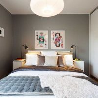 gražaus dizaino gyvenamojo kambario švediško stiliaus nuotrauka