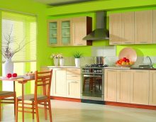 warna pistachio yang indah dalam hiasan gambar apartmen