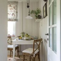 ярка картина за интериора в кухнята в шведски стил