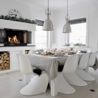neobvyklý styl obývacího pokoje švédský styl obrázku