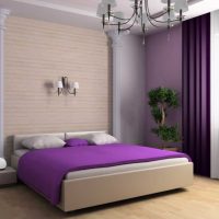 design luminos de coridor în fotografie violet