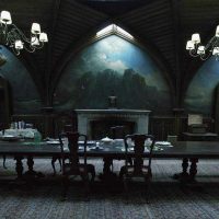 moderní styl místnosti v gotickém stylu fotografii