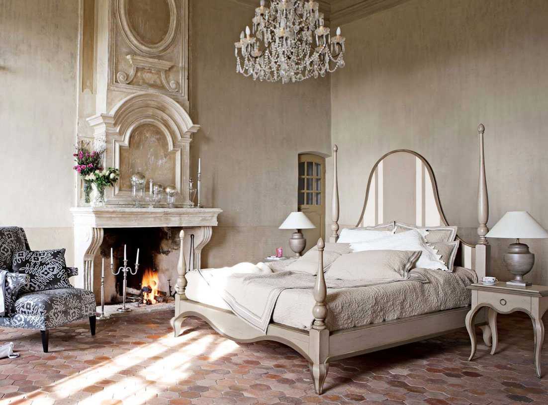 ongewone slaapkamer gevel in vintage stijl