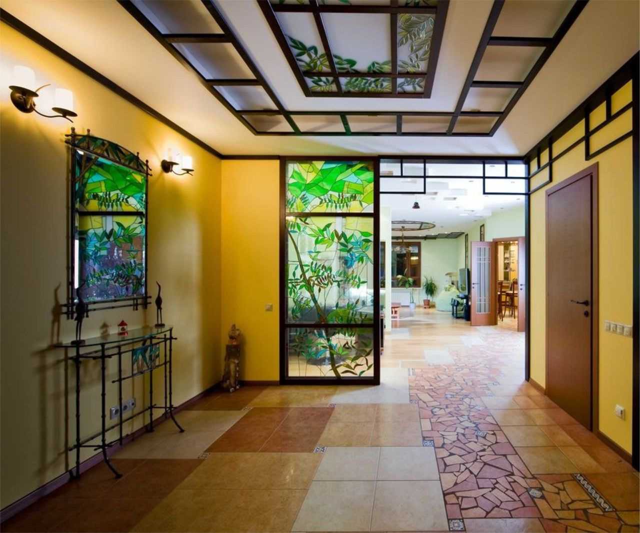 mozaic apartament în stil vitraliu