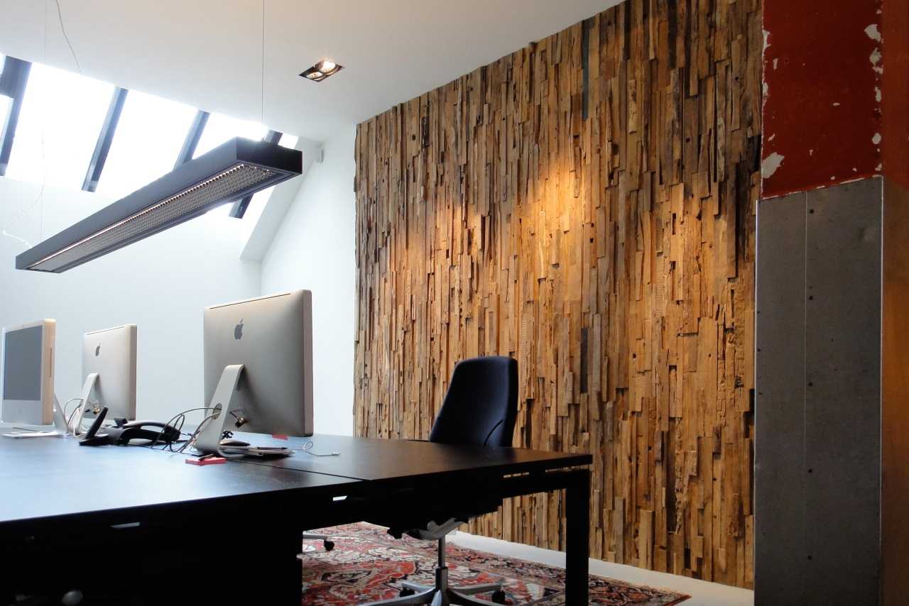 hiasan ruang tamu cahaya dengan panel dinding