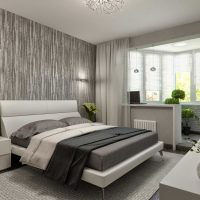 skaista stila guļamistabas viesistabas attēls