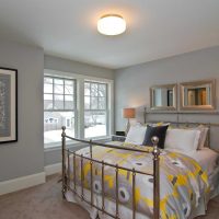 kambario stiliaus šviesiai pilkos spalvos derinys su kitomis nuotraukos spalvomis