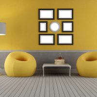 tumši pelēkas krāsas kombinācija guļamistabas stilā ar citām fotoattēla krāsām