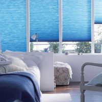 Originální styl obývacího pokoje v modré fotografii