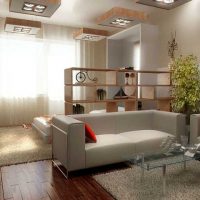 Světlý styl ložnice obývací pokoj fotografie