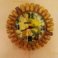 DIY bright decoration of a wall clock picture