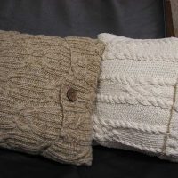 perne tricotate în stilul fotografiei camerei