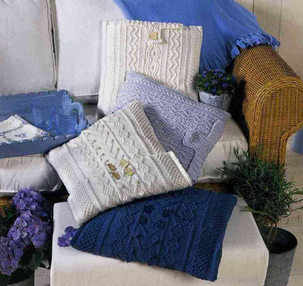 perne tricotate în stilul camerei