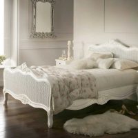 slaapkamerontwerp in lichte provence stijl