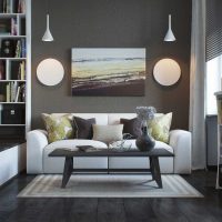 gyönyörű design hálószoba nappali kép