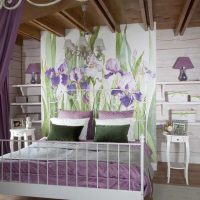 spilgta dekorēšanas dizaina istaba Provences stila attēlā