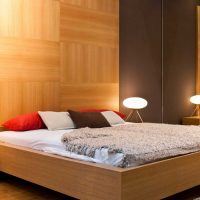 nápad světlé dřevo v designu foto místnosti