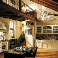 idee de o poză frumoasă de bucătărie cu decor rustic