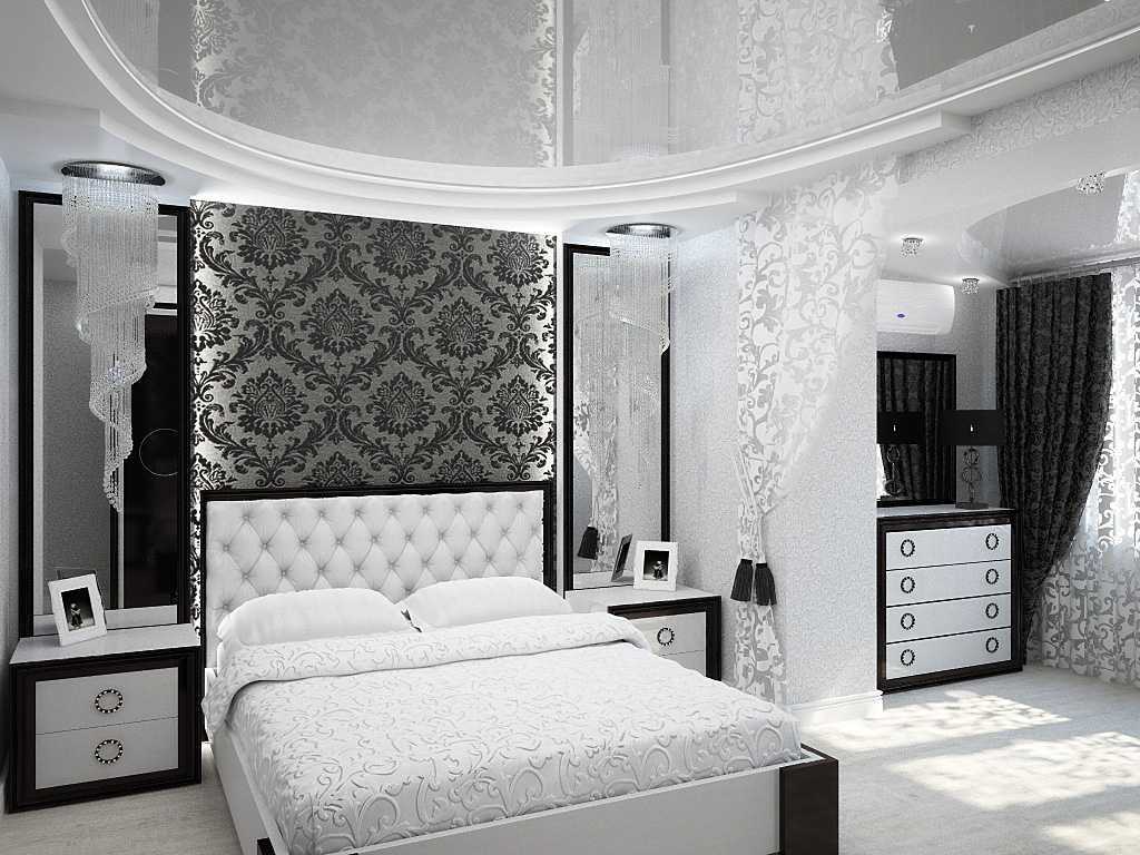 varianta de decorare frumoasă a designului dormitorului