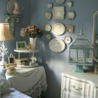 egy gyönyörű szoba stílusának változata egy dekoratív fotóketreckel