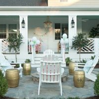 ideja par skaista stila verandas attēlu