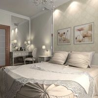 ideea de decorare originală a interiorului unei imagini din dormitor