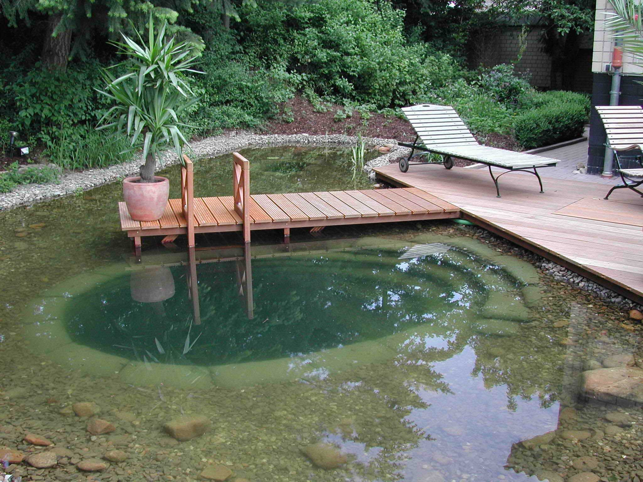 nápad originálního designu malého bazénu