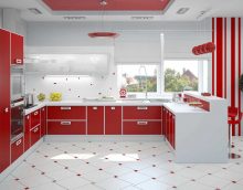 فكرة الداخلية الأصلية للصورة المطبخ