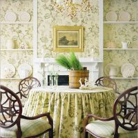 idee de o frumoasă fotografie rustică de decor pentru sufragerie
