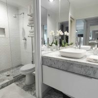 The idea of ​​a beautiful bathroom design 2017 picture