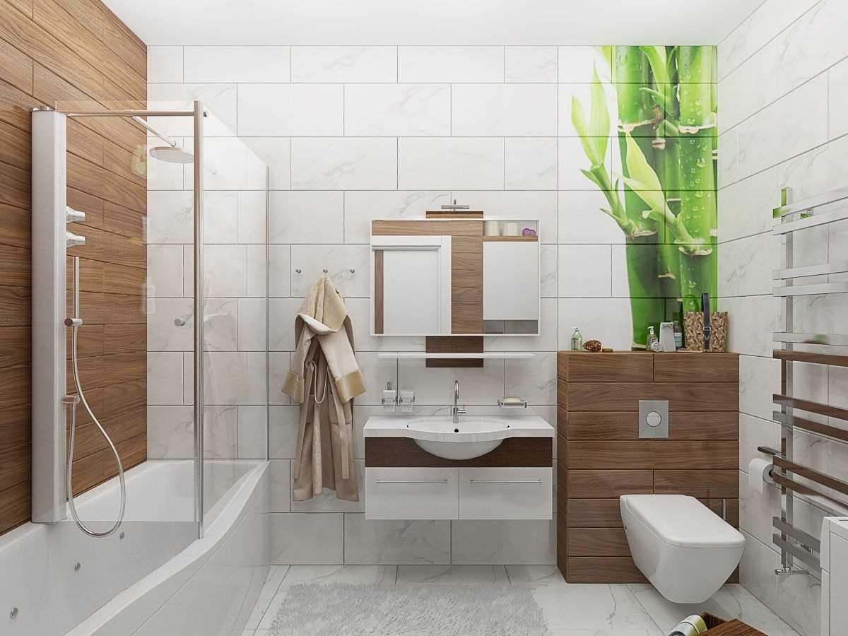 The idea of ​​an unusual bathroom interior 2017