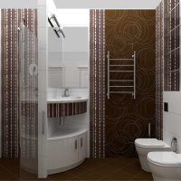 Het idee van een helder interieur badkamer 2017 foto