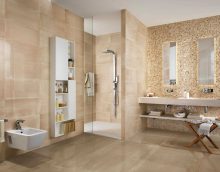 lielas vannas istabas attēla neparastā stila versija