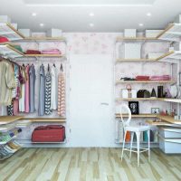 idea bilik gaya almari pakaian yang indah