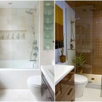 šviesaus vonios kambario dizaino idėjos idėja - 2,5 kv.m nuotrauka