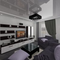 verze krásného interiéru obývacího pokoje obrázek 16 m2